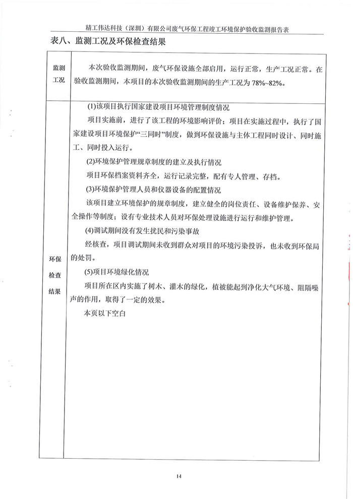 精工偉達科技（深圳）有限公司竣工驗收報告表(圖16)