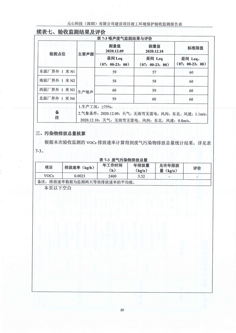 元心科技（深圳）有限公司竣工驗收報告表(圖24)